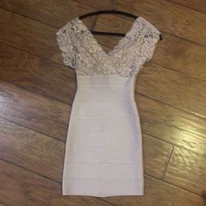 Bebe Bodycon Lace Dress NWOT